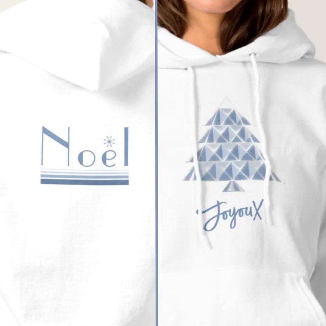 Blue Joyoux Noel Christmas T-Shirt Hoodie (Von Creator hochgeladen)