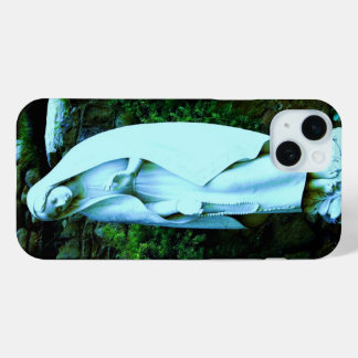 Blue Jungfrau Mary Statue Case-Mate iPhone Hülle