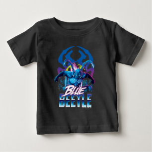 Blue Käfer Retrowave City Sunset Baby T-shirt