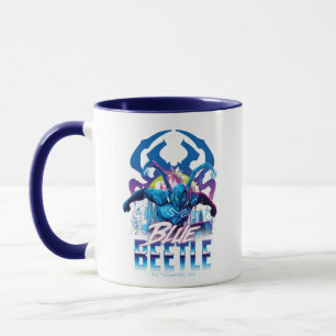 Blue Käfer Retrowave City Sunset Tasse
