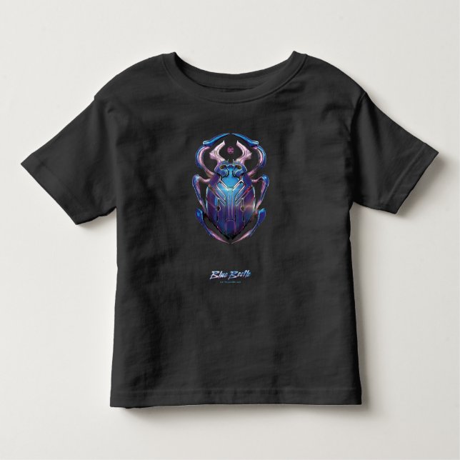 Blue Käfer Scarab Theatrales Poster Kleinkind T-shirt (Vorderseite)