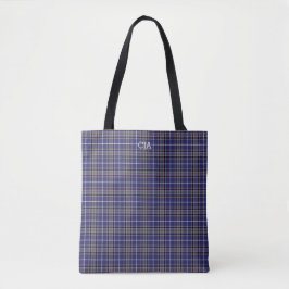 Blue Kariert Clan Alexander Tartan Monogram