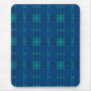 Blue Kariert Mouse Pad Mousepad