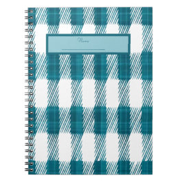 Blue Kariert NoteBook Notizblock