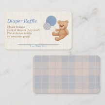 Blue Kariert Teddy Bear Baby Dusche Windelwanne Wi