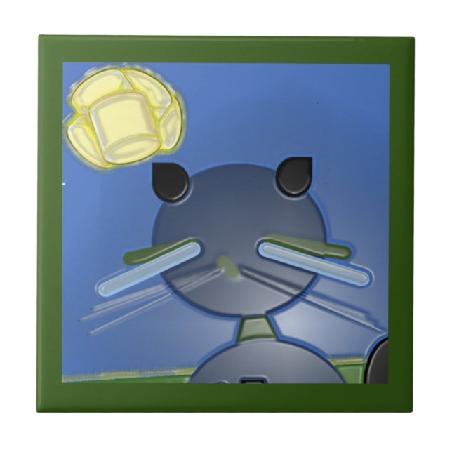 BLUE KAT FLIESE (Vorderseite)