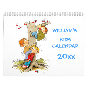 Blue Kids Calendar - Funny Kalender für Kinder