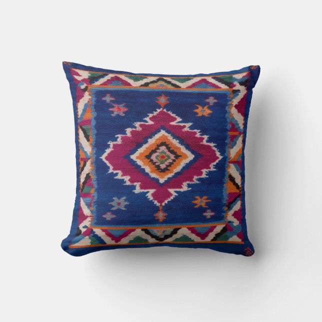 Blue Kilim Pillows Kanada: Die perfekte Kultur Kissen (Vorderseite)