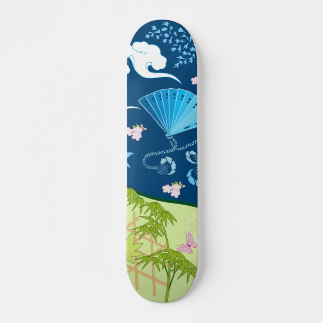 Blue Kimono Skateboard (Vorne)