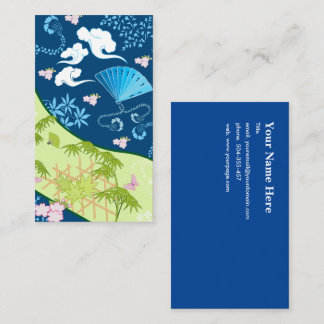Blue Kimono Visitenkarte