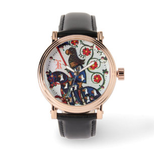 BLUE KNIGHT MEDIEVENT MINIATURMONOGRAMM ARMBANDUHR