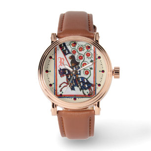 BLUE KNIGHT MEDIEVENT MINIATURMONOGRAMM ARMBANDUHR