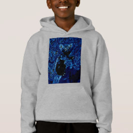 Blue Koala Bear Tree Art Hoodie