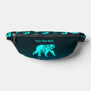 Blue Kodiak Bear Bauchtasche