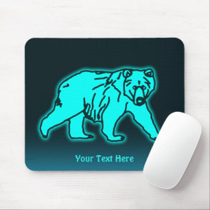 Blue Kodiak Bear Mousepad