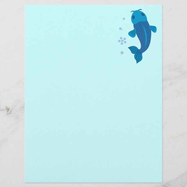 Blue Koi Fish (Vorderseite)