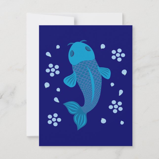Blue Koi Fish (Vorderseite)