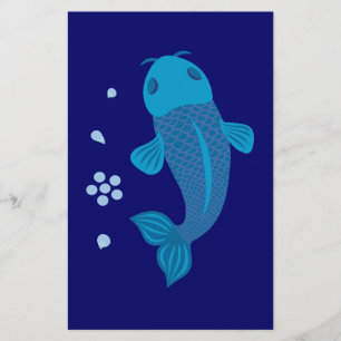 Blue Koi Fish