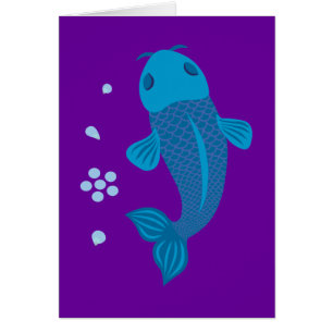 Blue Koi Fish
