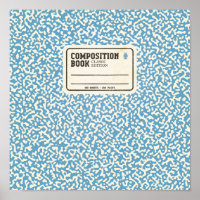 Blue-Komposition-Notebook-Poster