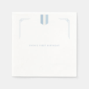 Blue Korea Junge 1. Geburtstag Doljanchi Serviette