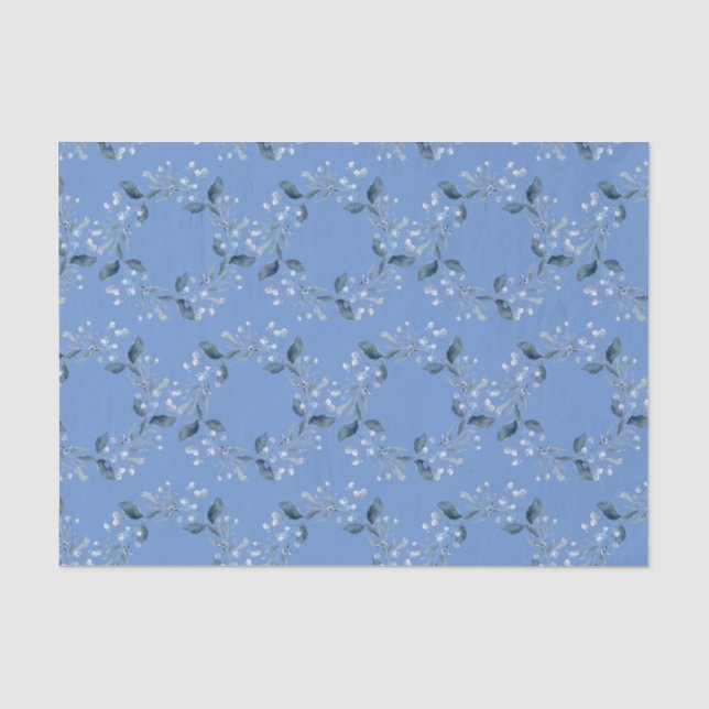 Blue Kreath Seidenpapier (Vorderseite)