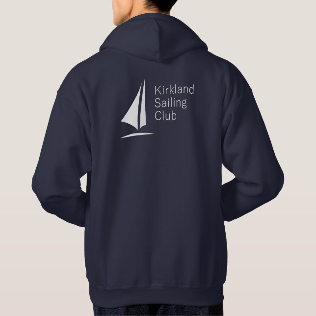 Blue KSC Logo Hoodie (Rückseite)