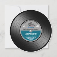 Blue Label Vinyl Record Jubiläum Party