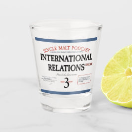 "Blue Label" Whiskey & IR Theoretisches Shot Glass Schnapsglas