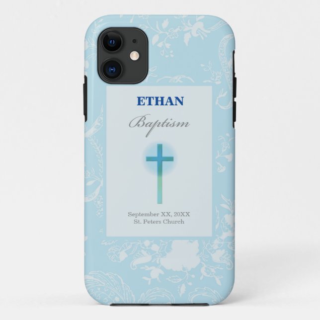 Blue Lace Boy Baptisse Case-Mate iPhone Hülle (Rückseite)