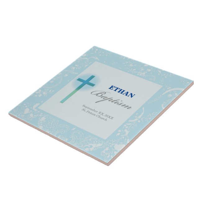 Blue Lace Boy Baptisse Fliese (Seite)