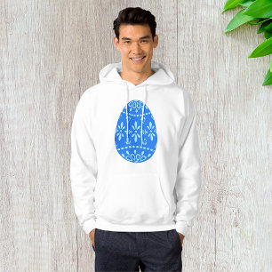 Blue Lace Oaster Egg Mens Hoodie