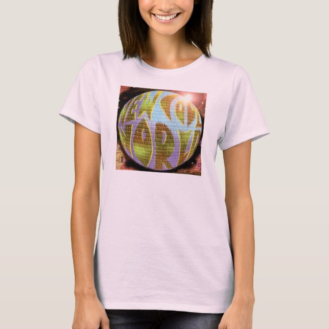 Blue Ladys "NCW" CD Planet Long Sleeve T-Shirt (Vorderseite)