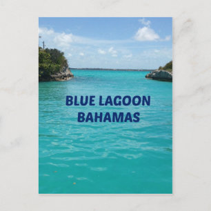 Blue Lagoon Bahamas Postkarte