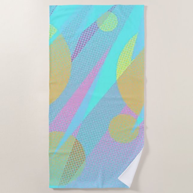 Blue Lagoon Beach Handtuch (Vorderseite)