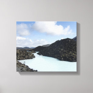Blue Lagoon Entry - Island Leinwanddruck