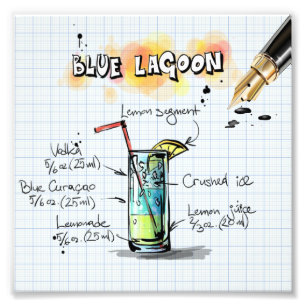 Blue Lagoon Fotodruck