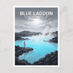 Blue Lagoon Grindavík Island Andenken Postkarte