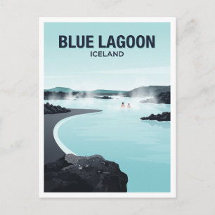 Blue Lagoon Grindavík Island Andenken Postkarte