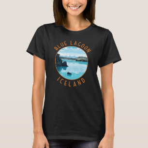 Blue Lagoon Island Distressed Circle T-Shirt
