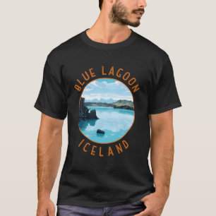 Blue Lagoon Island Distressed Circle T-Shirt