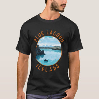 Blue Lagoon Island Distressed Circle T-Shirt