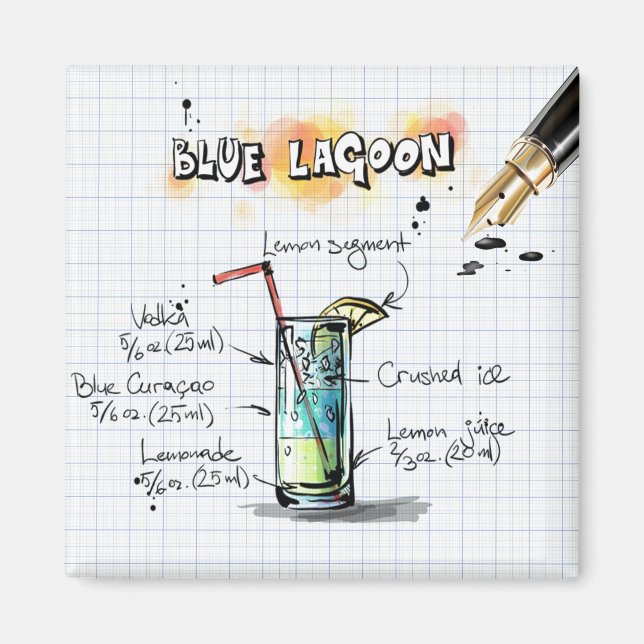 Blue Lagoon Magnet (Vorne)