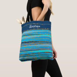 Blue Lagoon Zen | PERSONALISIERTE TASCHE