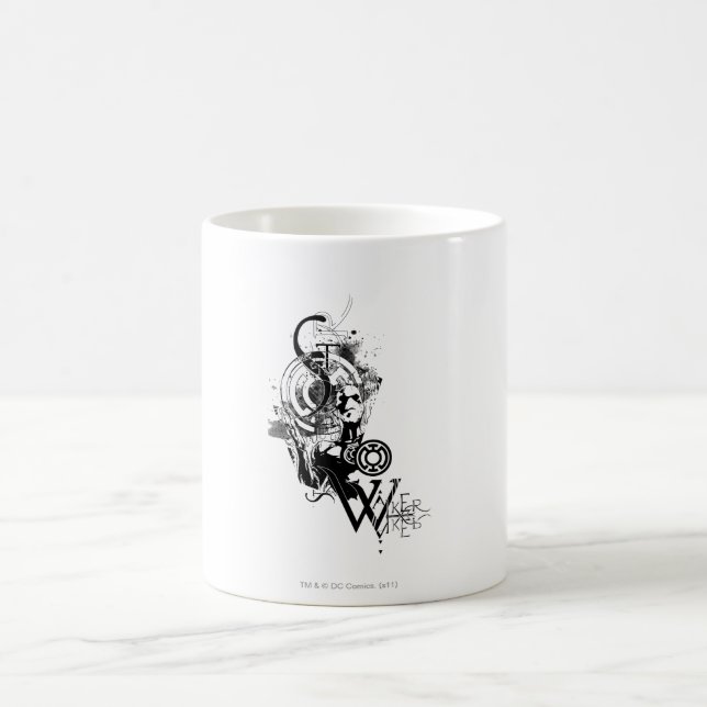 Blue Lantern Graphic 2 Kaffeetasse (Mittel)