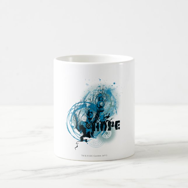 Blue Lantern Graphic 3 Kaffeetasse (Mittel)