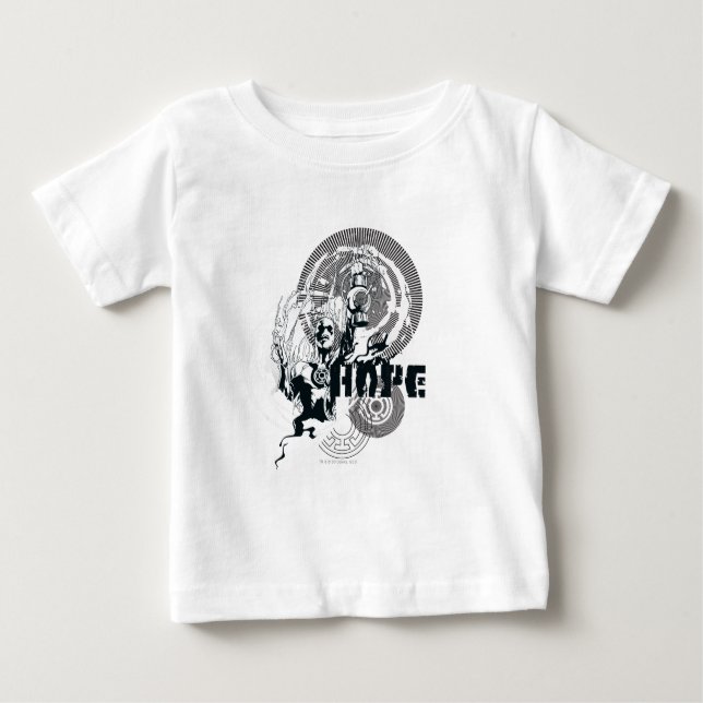 Blue Lantern Graphic 4 Baby T-shirt (Vorderseite)