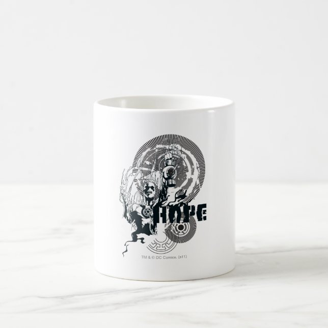 Blue Lantern Graphic 4 Kaffeetasse (Mittel)