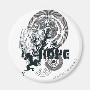 Blue Lantern Graphic 4 Magnet