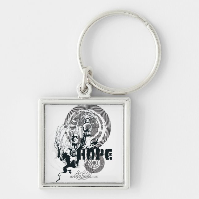 Blue Lantern Graphic 4 Schlüsselanhänger (Vorne)